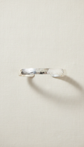 Custom Made Hammered Silver Bangle